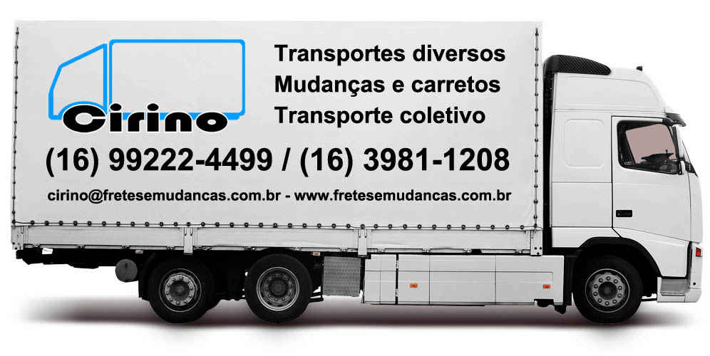Mudanças, Fretes, Transportes e Carretos em Jaboticabal